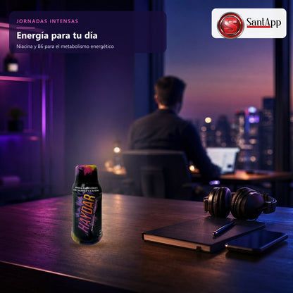 Bebida energizante para jornadas intensas