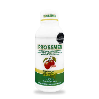 Iprossmen concentrado de té verde con naranja y arándanos 500 mL