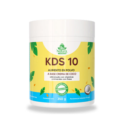 KDS 10 alimento en polvo con vitaminas y minerales para niños sabor fresa 350 g