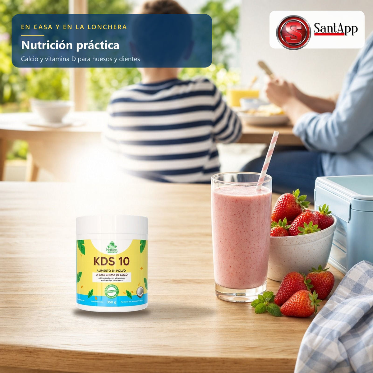 Vitaminas para niños: KDS 10 en el desayuno y la lonchera