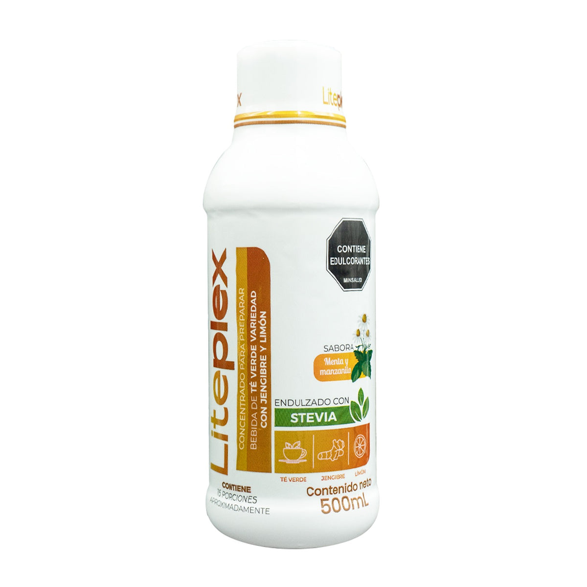 Liteplex concentrado de té verde con jengibre y limón 500 mL