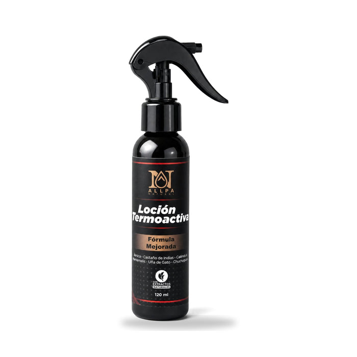 Loción Termoactiva de Allpa Natural en spray de 120 ml