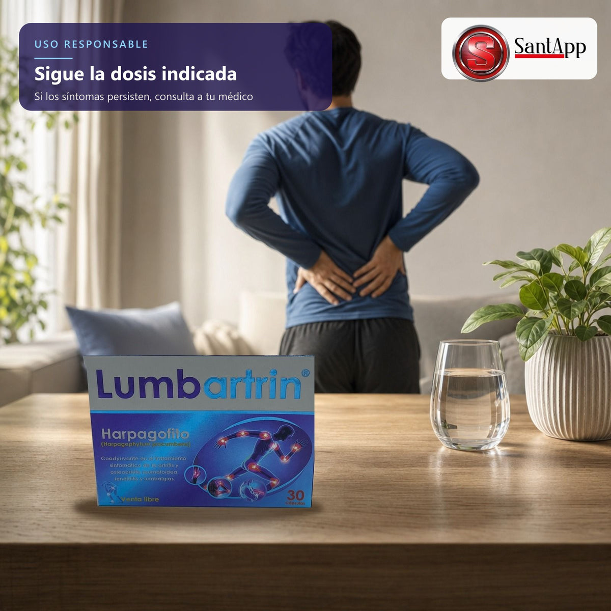 Lumbartrin para tu rutina, siguiendo la dosis indicada