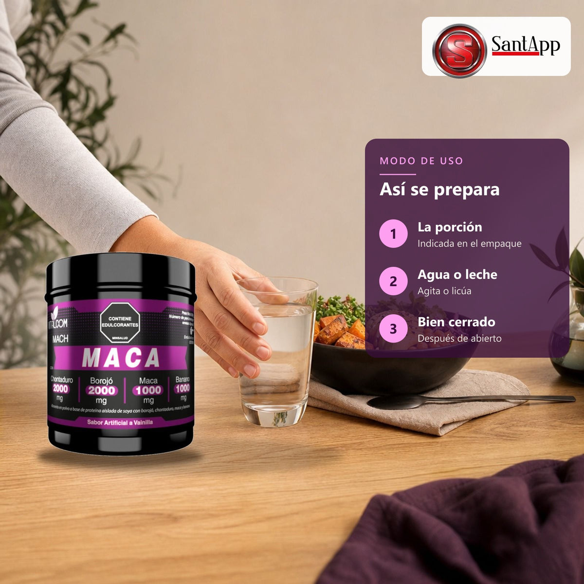 Cómo preparar Maca Mach