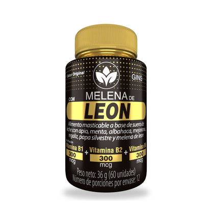 Melena de León GINS Vitalcom masticables x 60