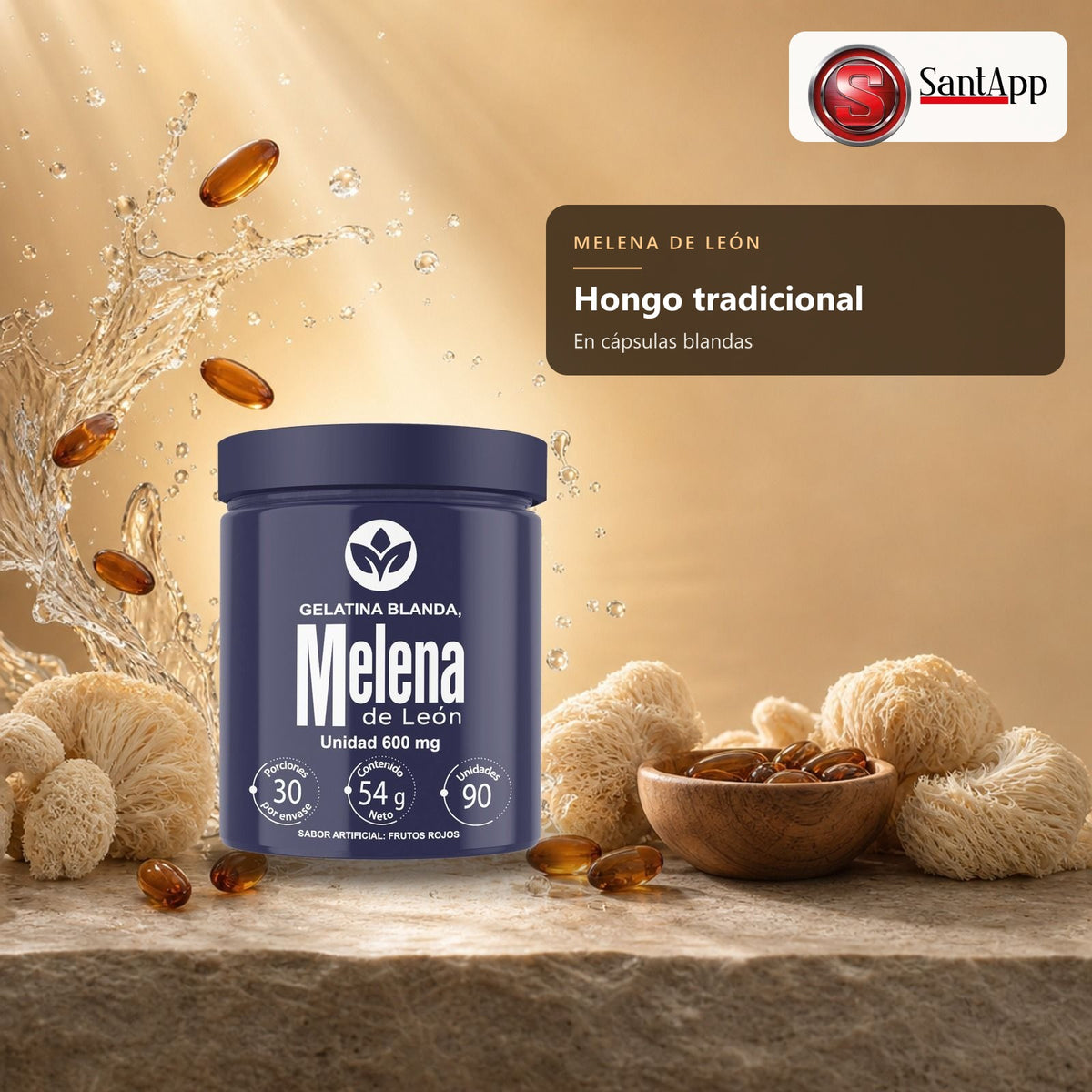 Cápsulas blandas de melena de león