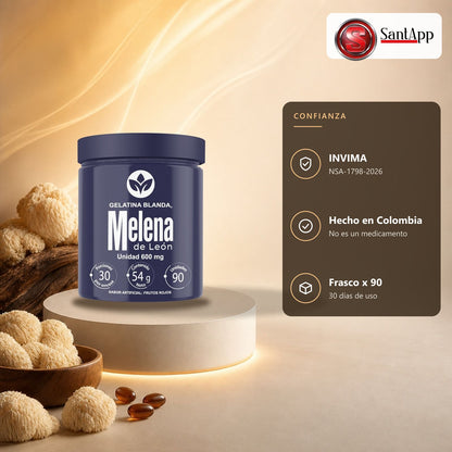 Melena de León Vitalcom con notificación sanitaria INVIMA NSA-1798-2026