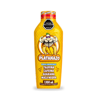 El Platanazo bebida energizante con taurina, cafeína y guaraná 1100 ml