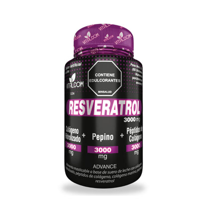 Resveratrol GINS Vitalcom masticables x 60