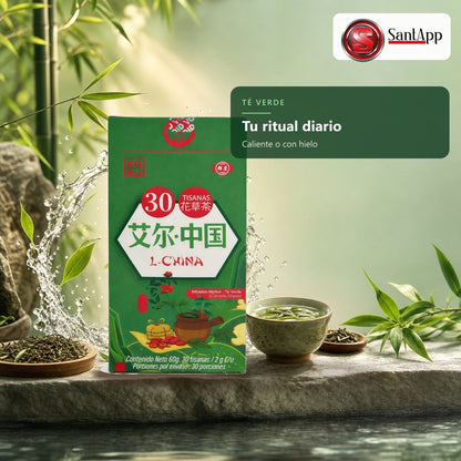 Té verde Camellia sinensis en tisanas