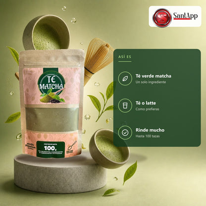 Té matcha: 100 % té verde matcha