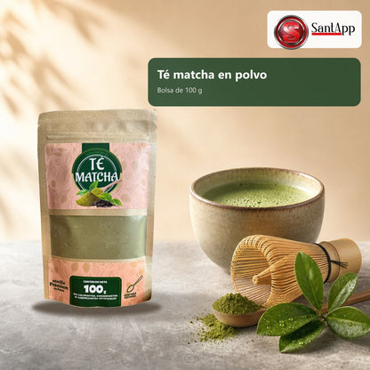 Té matcha en polvo, hasta 100 tazas
