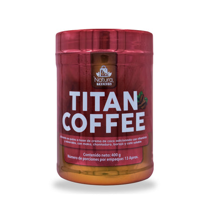 Titan Coffee café funcional con maca, proteína y crema de coco 400 g