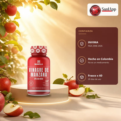 Vinagre de manzana Makila con registro INVIMA NSA-2948-2026