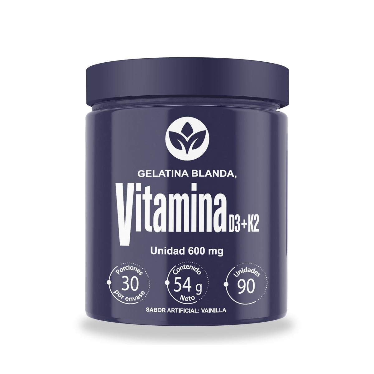 Vitamina D3 + K2 Vitalcom en cápsulas blandas x 90