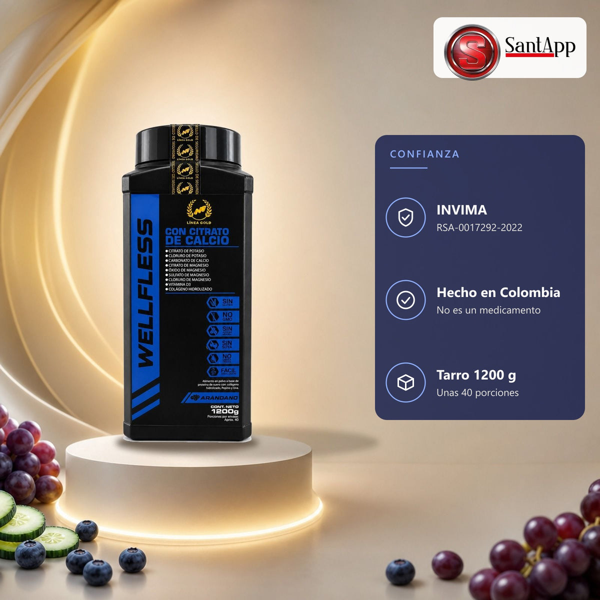 Wellfless con registro INVIMA RSA-0017292-2022