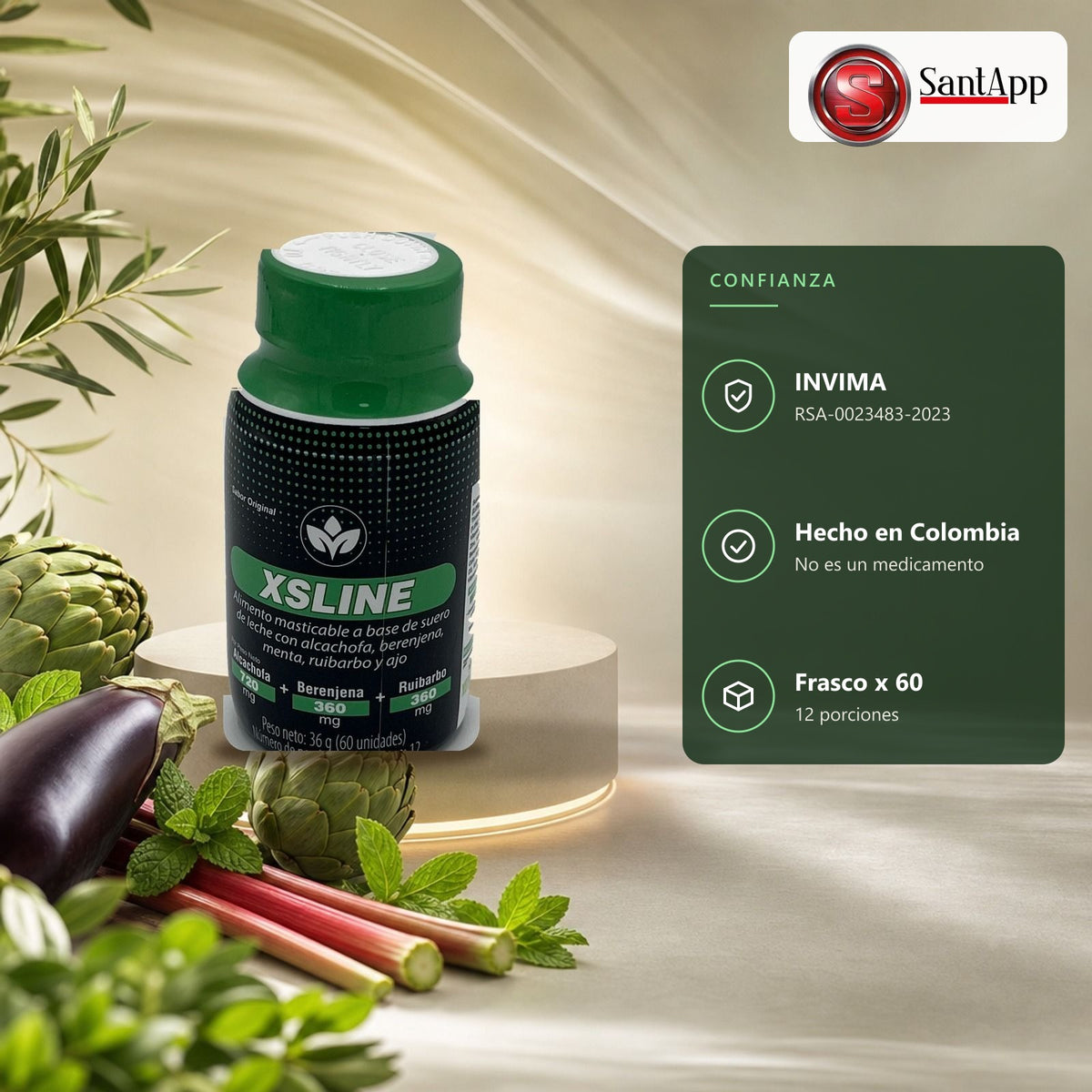 XSLine Vitalcom con registro INVIMA RSA-0023483-2023