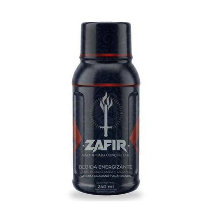 Zafir bebida energizante con borojó, maca y taurina sabor guaraná y arándanos 240 ml
