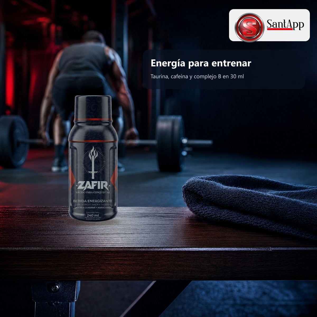 Bebida energizante para entrenar